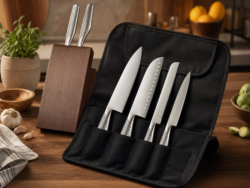 Illustration Sets couteaux cuisine